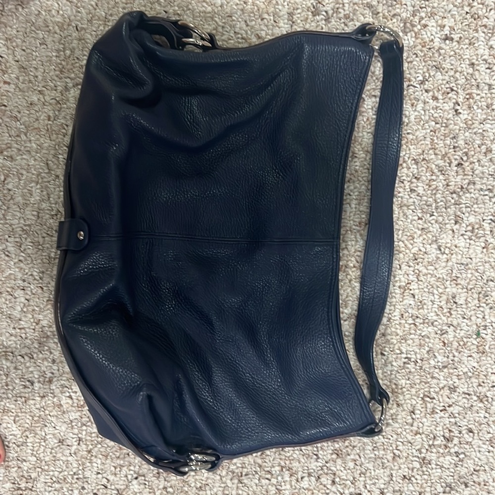 Furla Navy blue leather purse - Picture 2 of 4